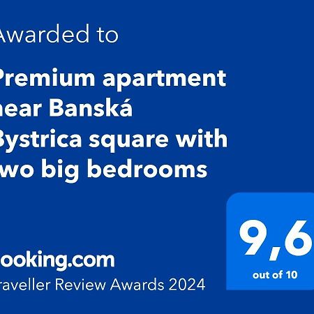 Premium Apartment Near Banska Bystrica Square With Two Big Bedrooms 외부 사진